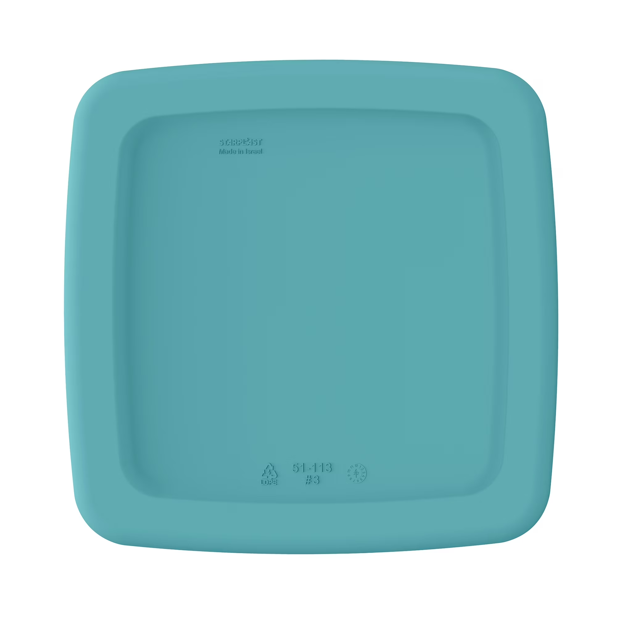 Mainstays 2 Bushel Flexible Square Laundry Hamper, Teal Plastic