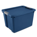 Sterilite 20 Gallon Large Storage Bin, Plastic Storage Container with Latch Lid