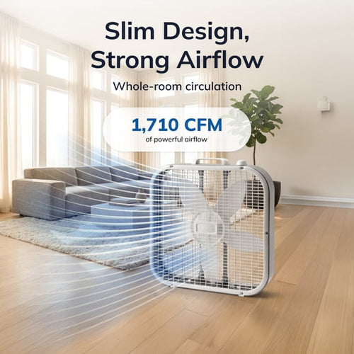 Lasko 20" 3-Speed Weather-Resistant Motor Box Fan
