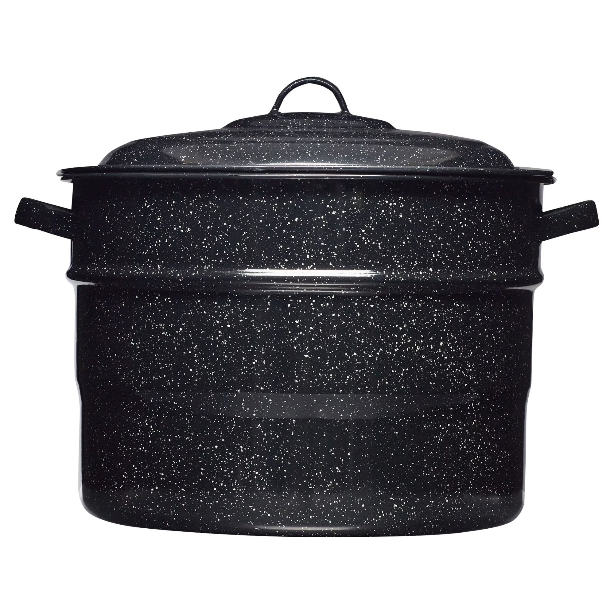 Granite Ware 21.5 Quart Water Bath Canner with Rack for Jam, Salsa and Pickles