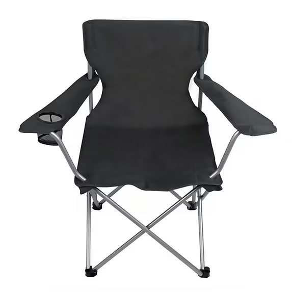 Ozark Trail Quad Folding Camp Chair with Cup Holder