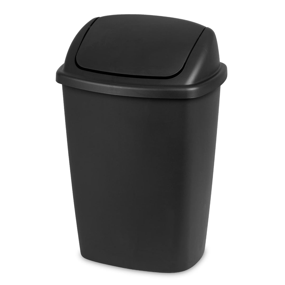 Sterilite Kitchen Trash Can, 7.5 Gallon Plastic Garbage Bin with Swing Top Lid